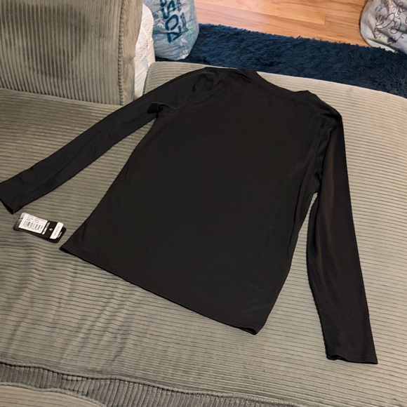 NBA Brooklyn Nets Black Long Sleeve Tee YOUTH Boys L 14/16 - Picture 3 of 4